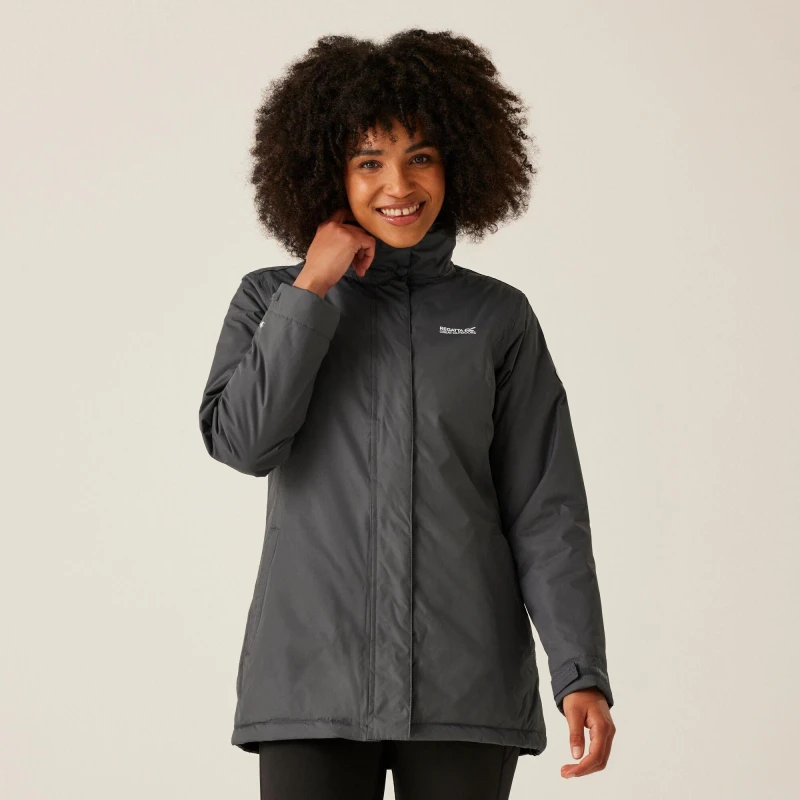 Image of Regatta Womens Blanchet II Waterproof Insulated Jacket Seal Grey female 18