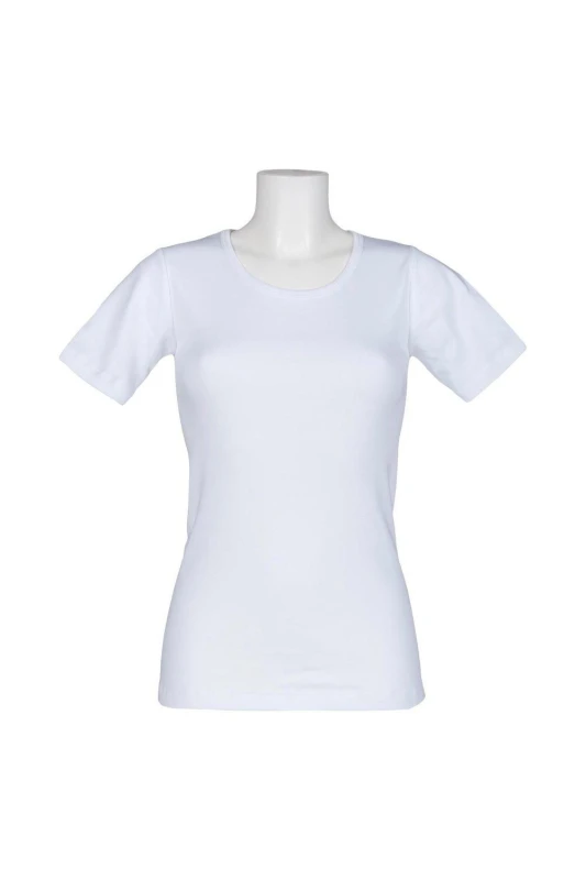 Image of SOCKSHOP Heat Holders Womens 1 Pack 0.45 Tog Short Sleeve Vest in White Size: Medium White Female M