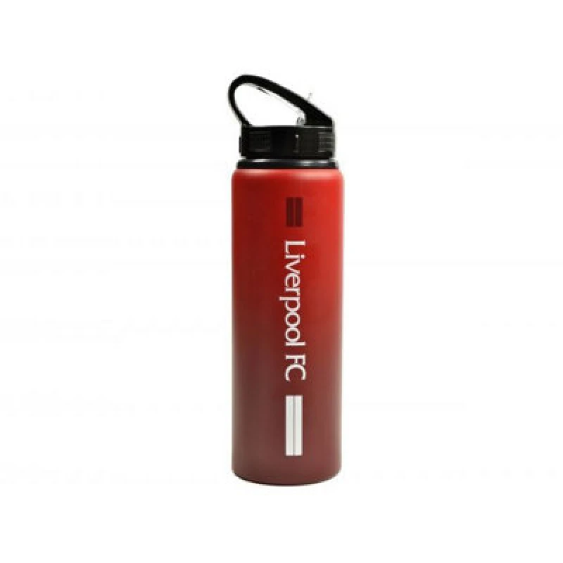 Image of Liverpool FC Fade Aluminium Water Bottle Red unisex