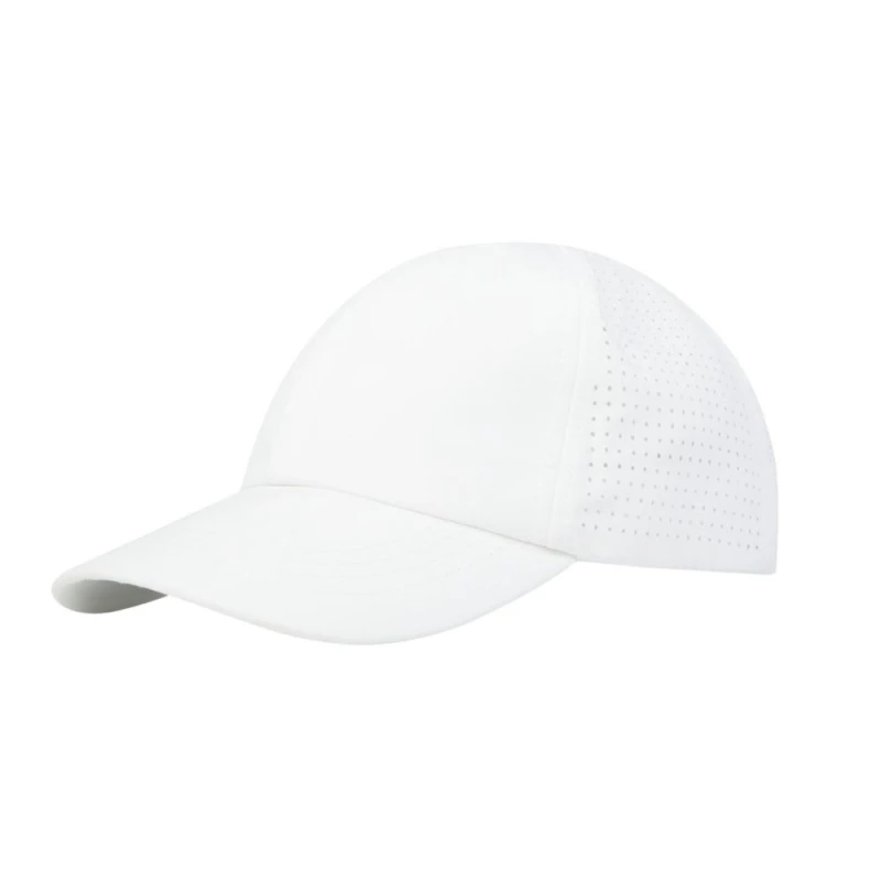 Image of Elevate NXT Mens Mica 6 Panel Cool Fit Cap in White White Male One Size