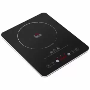 Image of HOMCOM 800-097 2000W Single Induction Hob with 8 Power Levels - Black