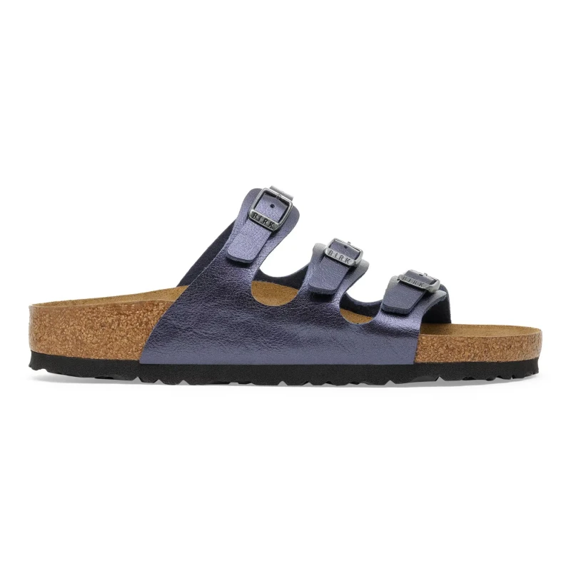 Image of Birkenstock Womens sandals Birkenstock Florida BS Birko-Flor Bleu Female 43 Etroit