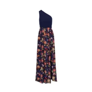 Image of Adrianna Papell Crepe Chiffon Dress - Multi