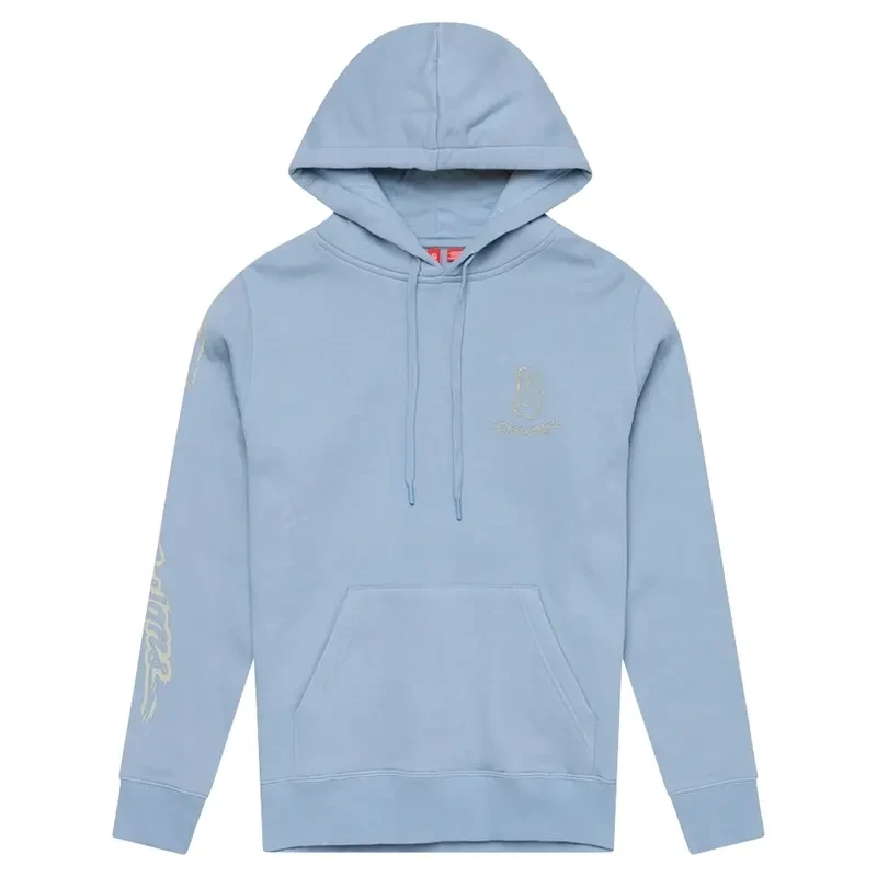 Image of Womens hooded sweatshirt Troy Lee Designs Peace Out Bleu Female M