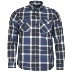 Image of Barbour Mens Canwell Overshirt Summer Navy Medium