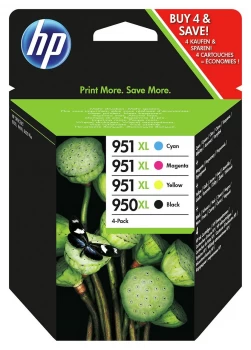 Image of HP 950XL Black And 951XL Tri Colour Ink Cartridge
