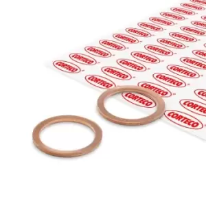 Image of CORTECO Oil Drain Plug Gasket SUBARU 005666H 11126AA000
