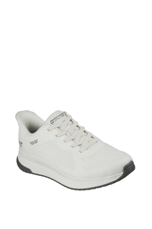 Image of Skechers Mens BOBS Sport Squad Chaos 4 Trainer in Off-White Size: 11 Off-White Male 11