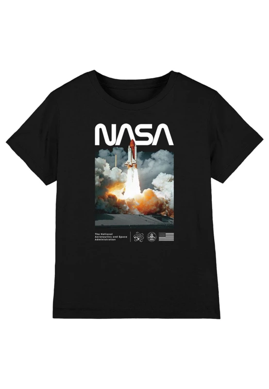 Image of NASA NASA Lift Off Boys T-Shirt Black Black