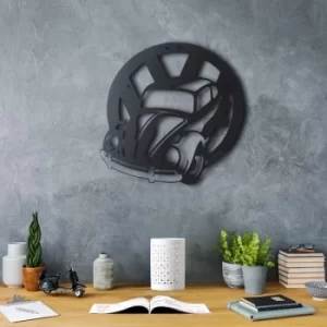 Image of Vw Beetle Black Decorative Metal Wall Accessory
