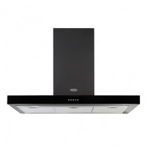 Image of Belling Cookcentre 100 100cm Flat Chimney Cooker Hood