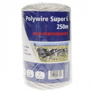 Image of FENCEMAN 6 Strand Polywire - White