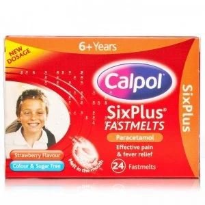Image of Calpol SixPlus Fastmelts Paracetamol 24 Fastmelts