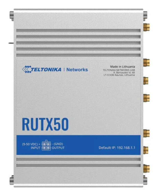 Image of Teltonika Teltonika RUTX50 Cellular network Router RUTX50000100