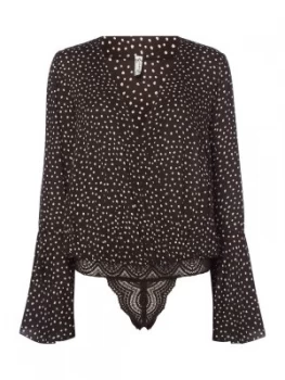 Image of Free People Makin Waves Body Suit Black