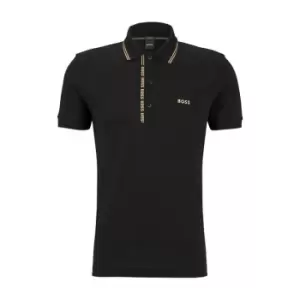 Image of Boss Paule 4 Polo Shirt - Black