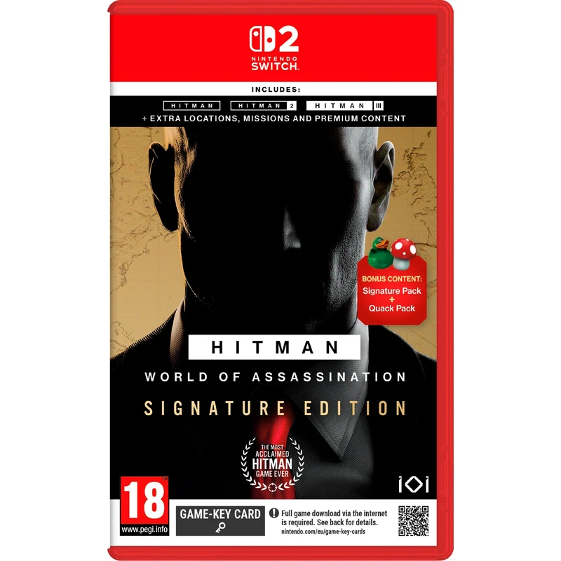 Image of Hitman World of Assassination Signature Edition Nintendo Switch 2 Game