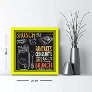 Image of 3030AHS-041 Multicolor Decorative Framed MDF Painting