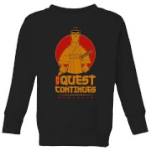 Image of Samurai Jack My Quest Continues Kids Sweatshirt - Black - 7-8 Years