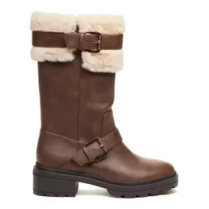 Image of Rocket Dog Igloo Brown Buckled Tall Winter Boot