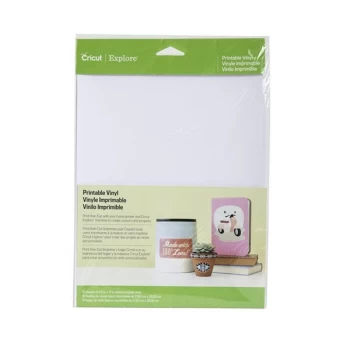 Image of Cricut Printable Vinyl 8.5" x 11" 10 sheets