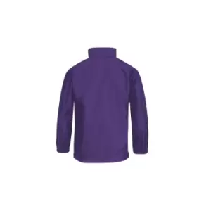 Image of B&C Childrens Sirocco Lightweight Jacket / Childrens Jackets (3/4) (Purple)