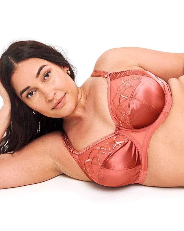 Image of Elomi Elomi Cate Full Cup Wired Bra Rosewood Rosewood - Elomi - Size: 40E Rosewood Female 40E IH40404