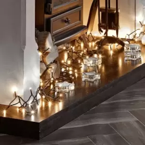 Image of 600 LED String Christmas Lights - 30m Indoor & Outdoor Multi Function Timer Megabrights - Warm White - The Winter Workshop