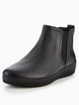Image of FitFlop Superchelsea Ankle Boot Black Size 3 Women