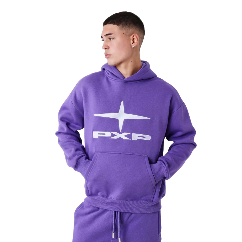 Image of Project X Paris Basic hoodie Project X Paris Polaris Violet Male S