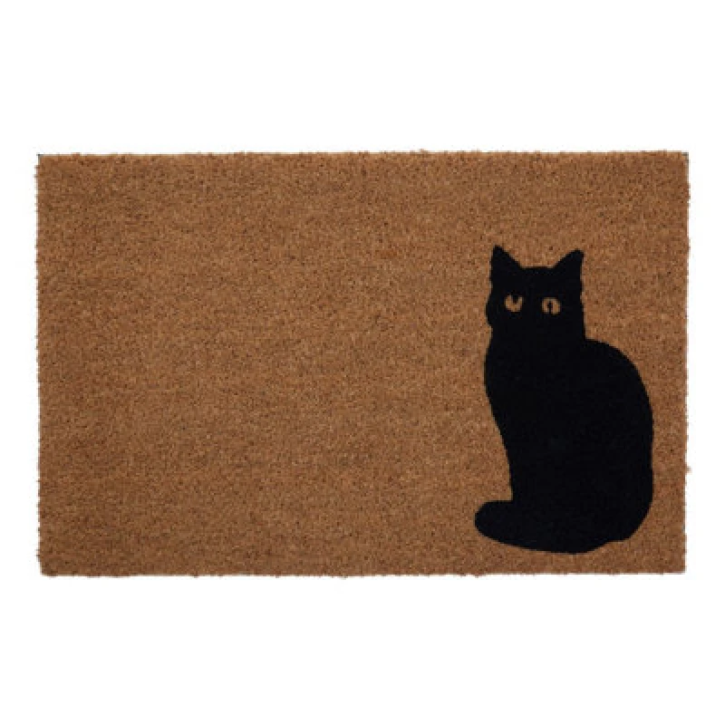 Image of Premier Housewares Coir Cat Doormat Brown