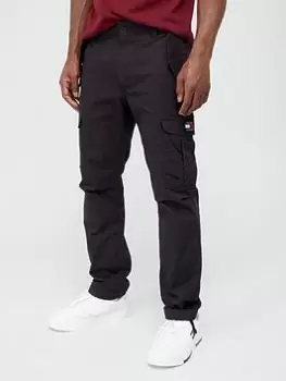 Image of Tommy Jeans Ethan Cargo Pants - Black