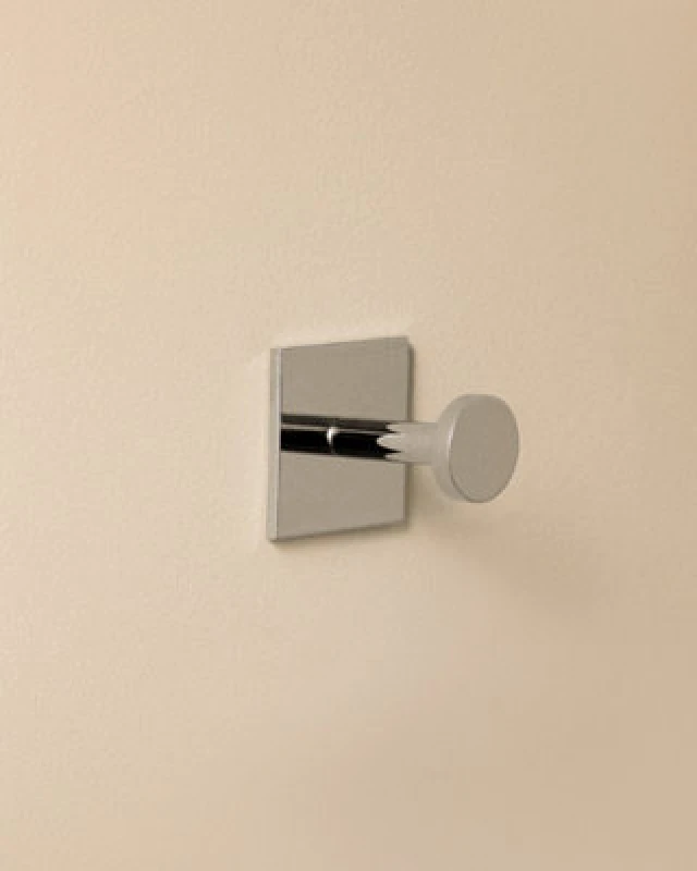 Image of Cosmic Towel Hook, Robe Hook, Coat Hook, Self-Adhesive, Chrome, Supports Up To 5Kg, Stick Collection