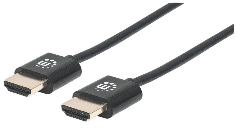 Image of Manhattan HDMI Cable with Ethernet (Ultra Thin). 4K@60Hz (Premium High