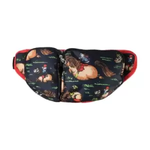 Image of Hy Thelwell Collection Bum Bag (One Size) (Navy/Red)