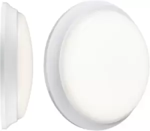 Image of KnightsBridge 230V IP54 14W IP54 LED Bulkhead with Emergency 4000K