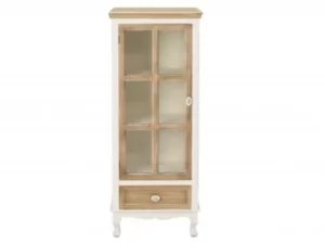 Image of LPD Juliette Cream and Oak Display Unit Assembled