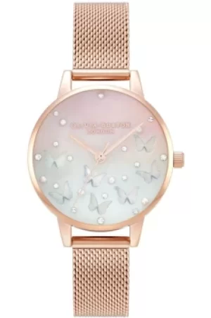 Image of Ladies Olivia Burton Mid Blush Watch OB16MB38