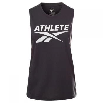 Image of Reebok Athlete Vector Tank Top Womens - Black