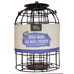 Image of Natures Market 2 x BF008FB Wild Bird Fatball / Fat Ball Feeder with Squirrel Guard