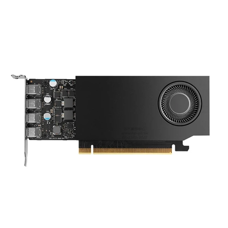 Image of HP NVIDIA RTX A400 4GB with Mini Bracket 4mDP Graphics AV8J3AA