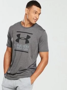 Image of Urban Armor Gear Graphic Logo Foundation T shirt Charcoal Heather Size L Men