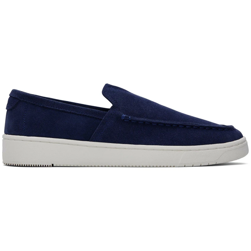 Image of TOMS Mens Trvl Lite Loafers Cadet Blue Suede, 9