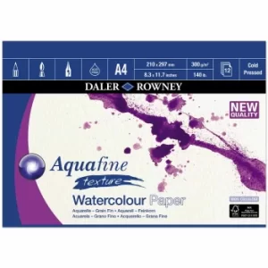 Image of Daler Rowney Aquafine Watercolour Pad A4