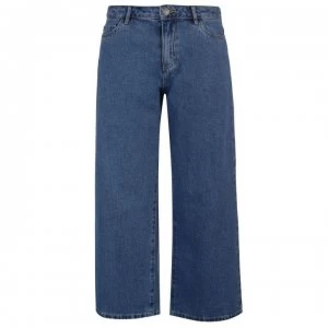 Image of Only Sonny Wide Ladies Jeans - Medium Blue Dnm