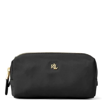 Image of Lauren by Ralph Lauren Lauren Ralph Lauren Nylon Washbag - Black 001