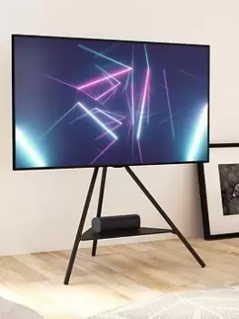 Image of Avf Tiga Metal Tripod TV Stand Up To 65" - Black