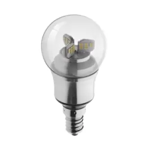 Image of Kosnic 5.5W KTC LED E14/SES Golf Ball Warm White - KDIM5.5GLF/E14-SLV-N27