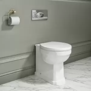 Image of Back to Wall Traditional Toilet with Soft Close Seat - Park Royal