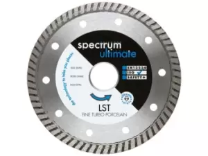 Image of OX Tools LST250/25 Spectrum Ultimate Thin Turbo Diamond Blade - Porcelain 250 x 25.4mm